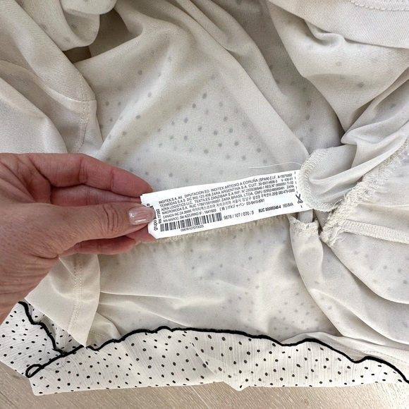 ZARA Dotted Mini Dress - Picture 10 of 10